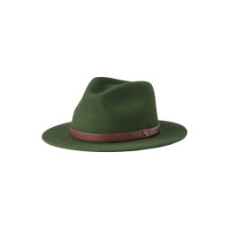 Brixton Pălărie 'MESSER' maro caramel / verde