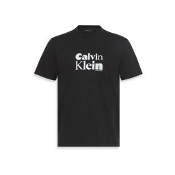Calvin Klein Tricou negru / alb