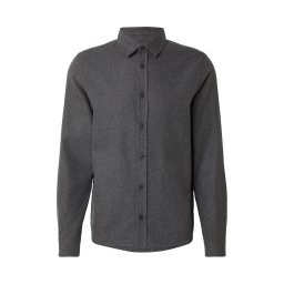 DAN FOX APPAREL Cămașă 'Leopold' gri închis