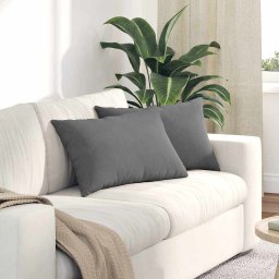 Perne pentru canapea 2 pcs Gri închis 60 x 40 cm tesatura GartenMobel Dekor