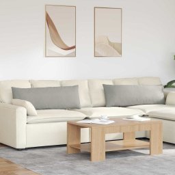 Perne pentru canapea 2 pcs Gri deschis 120 x 40 cm tesatura GartenMobel Dekor