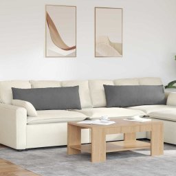 Perne pentru canapea 2 pcs Gri închis 120 x 40 cm tesatura GartenMobel Dekor