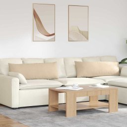 Perne pentru canapea 2 pcs Crem 120 x 40 cm tesatura GartenMobel Dekor