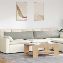 Perne pentru canapea 2 pcs Gri deschis 145 x 40 cm tesatura GartenMobel Dekor