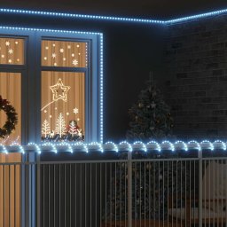 Lumina cu sfoara cu 120 LED Alb Rece 5 m PVC GartenMobel Dekor