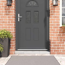 Perdele de usa cu perii cu montare prin însurubare 12 pcs Alb GartenMobel Dekor