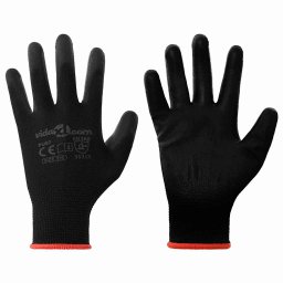 Manusi pentru Munca 24 pcs Negru 7 / S Poliester GartenMobel Dekor
