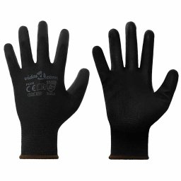 Manusi pentru Munca 24 pcs Negru 8 / m Poliester GartenMobel Dekor
