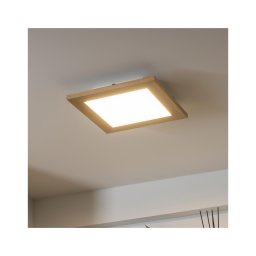 Plafonieră LED Brilagi SLIMFRAME WOOD LED/25W/230V 34x34 cm maro