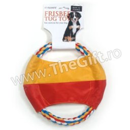 Jucarie cu sfoara, de tip frisbee