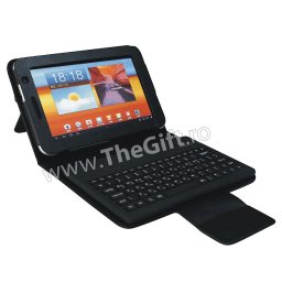 Husa din piele cu tastatura Bluetooth pentru tableta de 7 inch