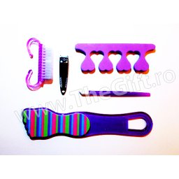 Set pentru pedichiura si manichiura 5 piese