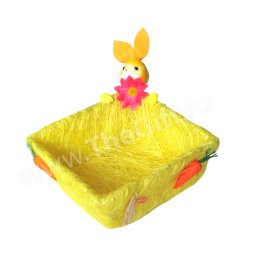 Cosulet decorativ patrat, pentru Paste