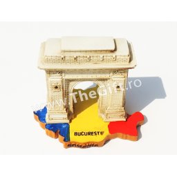 Arcul de Triumf Bucuresti, pe harta Romaniei