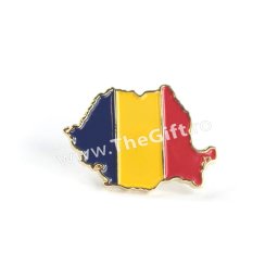 Insigna tricolora, harta Romaniei
