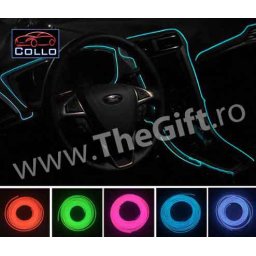 Neon flexibil pentru interiorul masinii