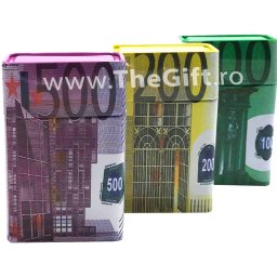 Tabachera metalica, pentru pachetul de tigari, tutun