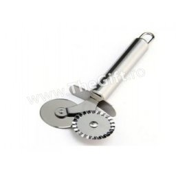 Cutit roller dublu, pentru taiat pizza