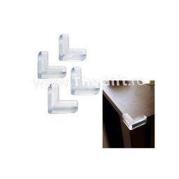Set 4 protectii silicon, pentru colturi