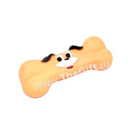 Jucarie, os de cauciuc 3 D, cu sunet