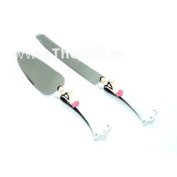 Cutit si paleta de tort, pentru nunta