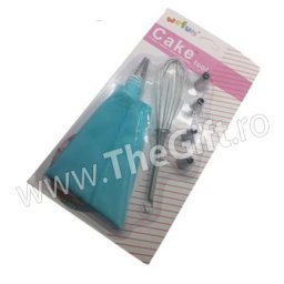 Set pentru ornare prajituri, tort, sprit cu tel bonus