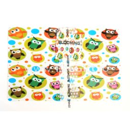 Set 12 de suporturi pentru farfurii si pahare, bufnite