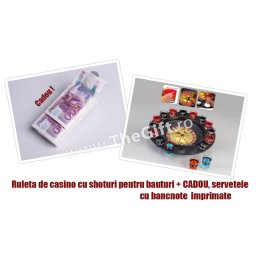 Ruleta casino cu shoturi, servetele bancnote cadou
