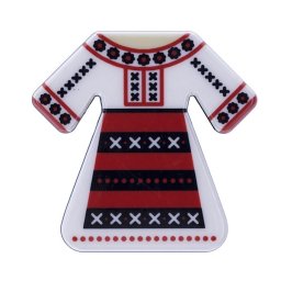 Brosa mare, martisor "Port popular romanesc
