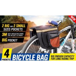 Geanta dubla impermeabiala pentru bicicleta Bicycle Bag