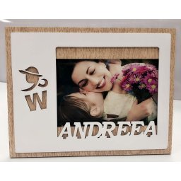 Rama foto cu nume, personalizat