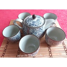Set chinezesc pentru ceai, cu 5 cescute