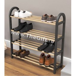 Suport pentru incaltaminte, cu 4 rafturi