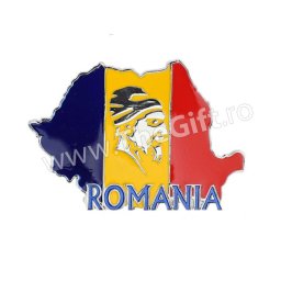 Magnet metalic Romania, Decebal