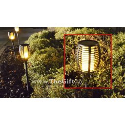 Lampa solara, ecologica, torta cu efect de flacara