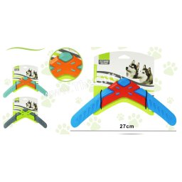 Jucarie interactiva pentru caini, Frisbee Bumerang