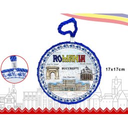 Suport suvenir ceramic, obiective turistice