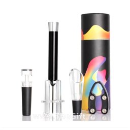 Set tirbuson cu pompa de aer, dop, aerator, taietor