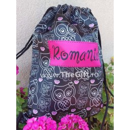 Rucsac Romania, cu bufnite