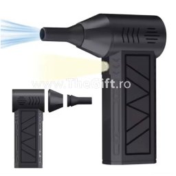 Suflanta aer comprimat, 4 viteze, lanterna si incarcare USB