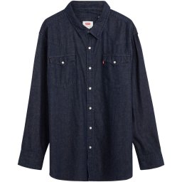 Levi's® Big & Tall Cămașă 'Classic Western Shirt (Big)' albastru noapte