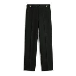 TOMMY HILFIGER Pantaloni cu dungă negru