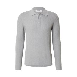 DAN FOX APPAREL Tricou 'Curt' gri amestecat