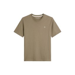 Marc O'Polo Tricou maro mokka / alb