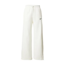Nike Sportswear Pantaloni 'PHNX FLC' negru / alb murdar