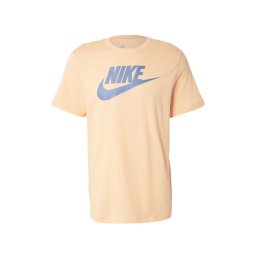 Nike Sportswear Tricou 'ICON FUTURA' albastru denim / portocaliu piersică
