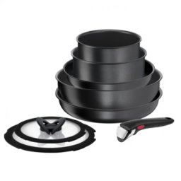 TEFAL L7629242 Ingenio Daily Chef Set vase 8 cu părţi Negru