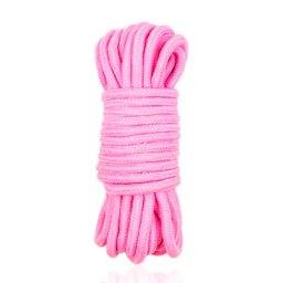 LateToBed BDSM Line Bondage Cotton Rope 5m Pink