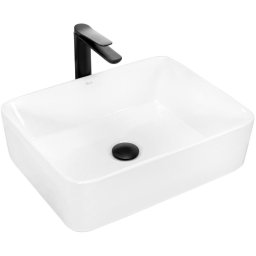 REA-U0669 - Lavoar pentru blat ANITA 37,5x48,5 cm ceramică/alb lucios