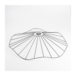Abajur universal CURITIBA, Ø 80 cm, negru